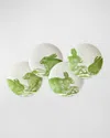 Caskata Bunnies Canape Plates, Set Of 4
