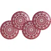 Caskata Casablanca Crimson Small Plates In Red