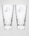 Caskata Chatham Bloom Highball Glasses, Set Of 2