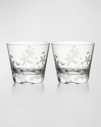 Caskata Chatham Bloom Tumbler Glasses, Set Of 2