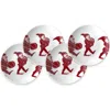 Caskata Elves Small Plates In Red