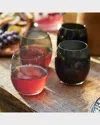 Caskata Les Nuages Gray Ombre Tumbler Glasses, Set Of 4 In Grey