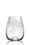 Caskata Lucy Stemless Wine Glasses, Set Of 2 In Transparent