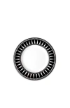Caskata Marrakech Rimmed Salad Plate In Black