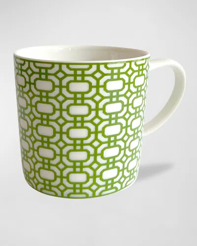 Caskata Newport Garden Gate Mugs, Set Of 4