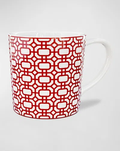 Caskata Newport Garden Gate Mugs, Set Of 4