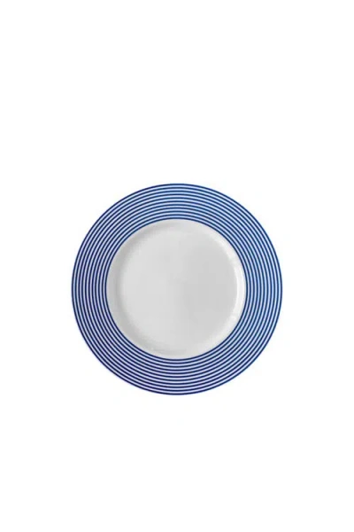 CASKATA CASKATA NEWPORT STRIPE RIMMED SALAD PLATE