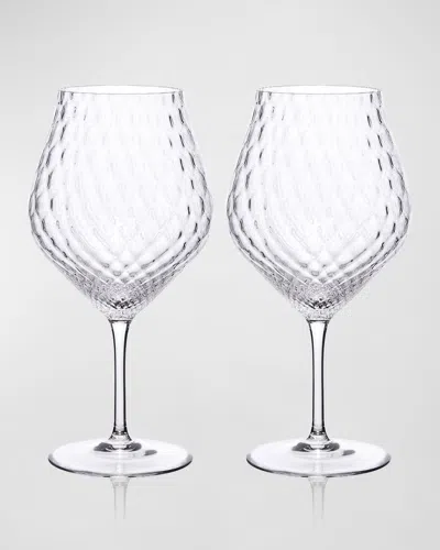 Caskata Phoebe Universal Wine Glasses, Set Of 2 In Transparent
