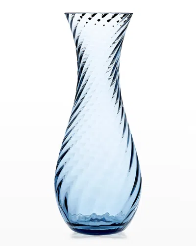 Caskata Quinn Optic Clear Carafe In Ocean