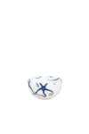Caskata Starfish Snack Bowl In Blue