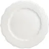 Caskata Stella White Scalloped Dinner Plate In White