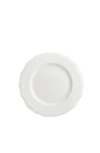 Caskata Stella White Scalloped Salad Plate In White