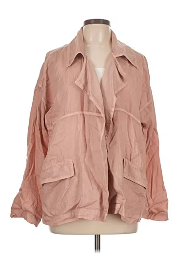 Pre-owned Caslon 3/4 Sleeve Blouse In Pink