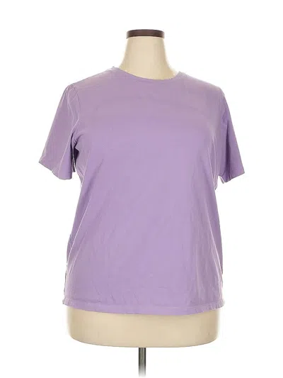 Pre-owned Caslon Active T-shirt In Purple