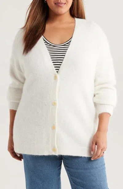 Caslon ® Alpaca Blend Cardigan In White