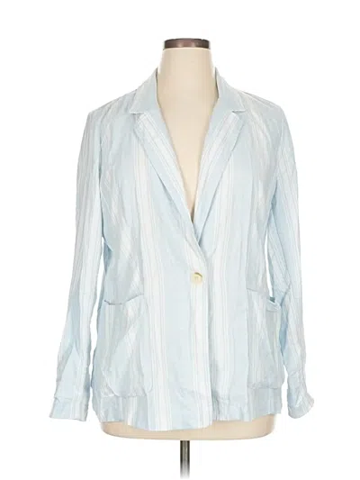 Pre-owned Caslon Blazer Jacket In Blue