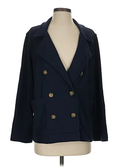 Pre-owned Caslon Blazer Jacket In Blue