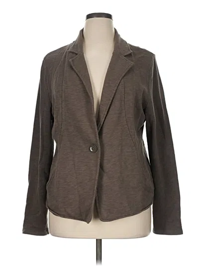 Pre-owned Caslon Blazer Jacket In Brown