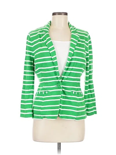 Pre-owned Caslon Blazer Jacket In Green
