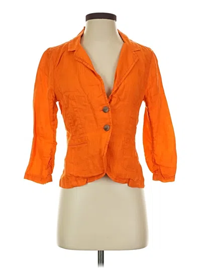 Pre-owned Caslon Blazer Jacket In Orange