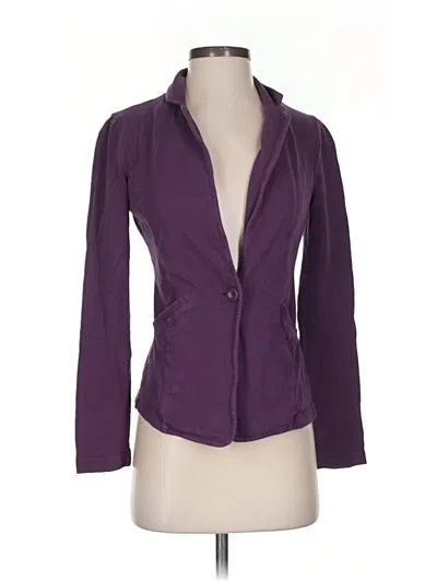 Pre-owned Caslon Blazer Jacket In Purple