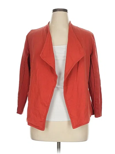 Pre-owned Caslon Blazer Jacket In Red