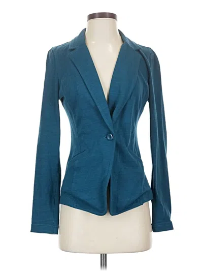 Pre-owned Caslon Blazer Jacket In Teal