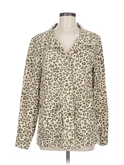 Pre-owned Caslon Blazer Jacket In White