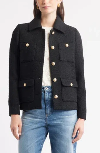 Caslon ® Bouclé Jacket In Black