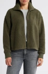 Caslon ® Brushed Fleece Jacket