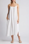 Caslon Cami Midi Dress In White