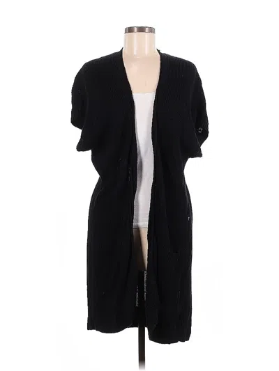 Pre-owned Caslon Cardigan Sweater In Black