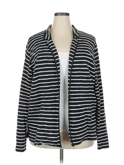 Pre-owned Caslon Cardigan Sweater In Black