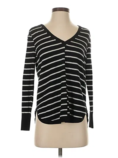 Pre-owned Caslon Cardigan Sweater In Black