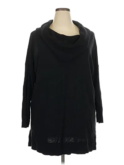 Pre-owned Caslon Cardigan Sweater In Black
