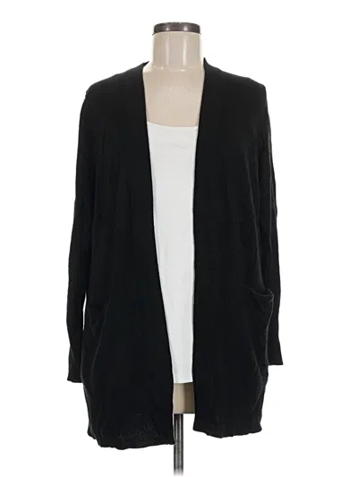 Pre-owned Caslon Cardigan Sweater In Black