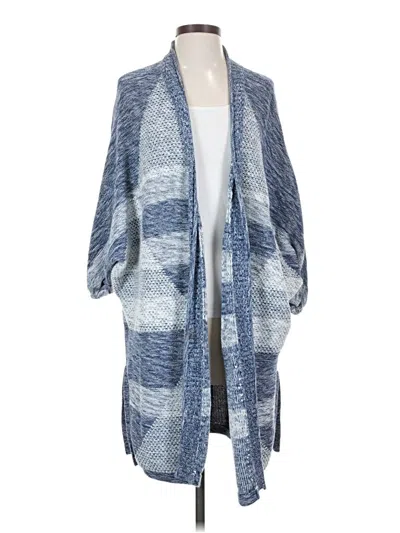 Pre-owned Caslon Cardigan Sweater In Blue