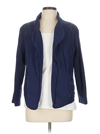 Pre-owned Caslon Cardigan Sweater In Blue