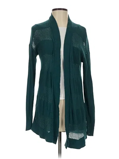 Pre-owned Caslon Cardigan Sweater In Blue