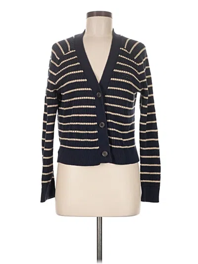 Pre-owned Caslon Cardigan Sweater In Blue