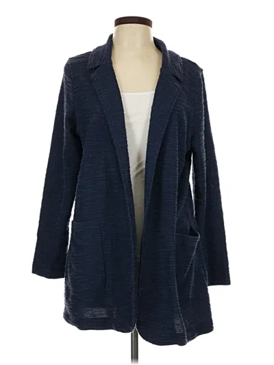 Pre-owned Caslon Cardigan Sweater In Blue