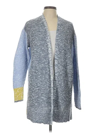 Pre-owned Caslon Cardigan Sweater In Blue