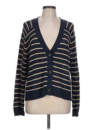 Pre-owned Caslon Cardigan Sweater In Blue