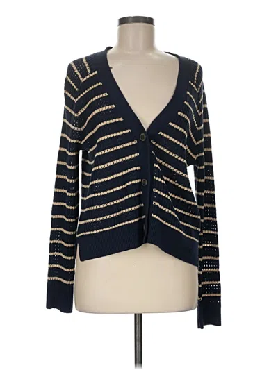 Pre-owned Caslon Cardigan Sweater In Blue