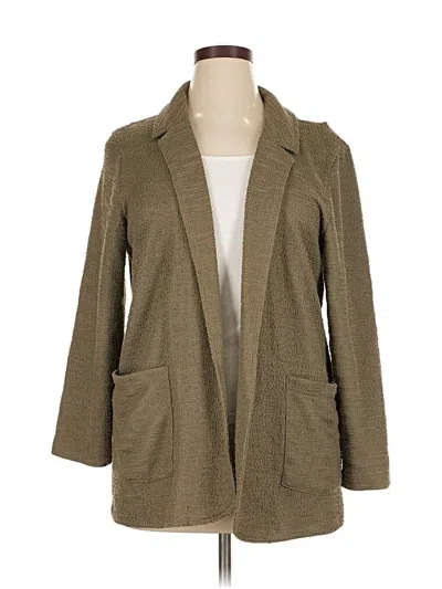 Pre-owned Caslon Cardigan Sweater In Brown