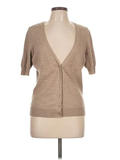 Pre-owned Caslon Cardigan Sweater In Brown
