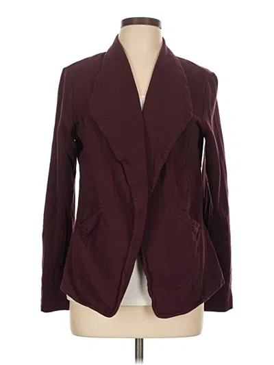 Pre-owned Caslon Cardigan Sweater In Burgundy