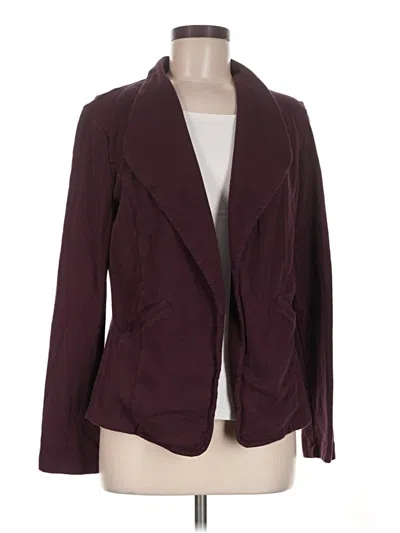 Pre-owned Caslon Cardigan Sweater In Burgundy