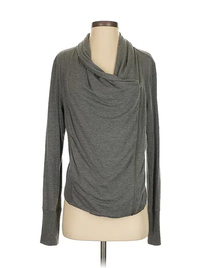 Pre-owned Caslon Cardigan Sweater In Gray