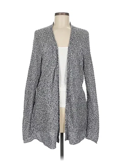Pre-owned Caslon Cardigan Sweater In Gray